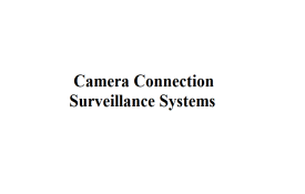 Camera Connection Surveillance Systems